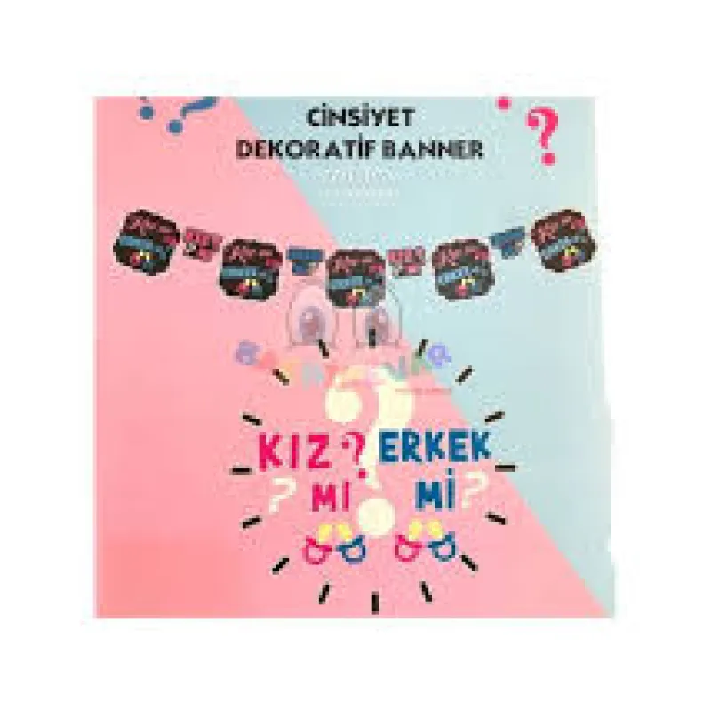 CİNSİYET DEKORATİF BANNER