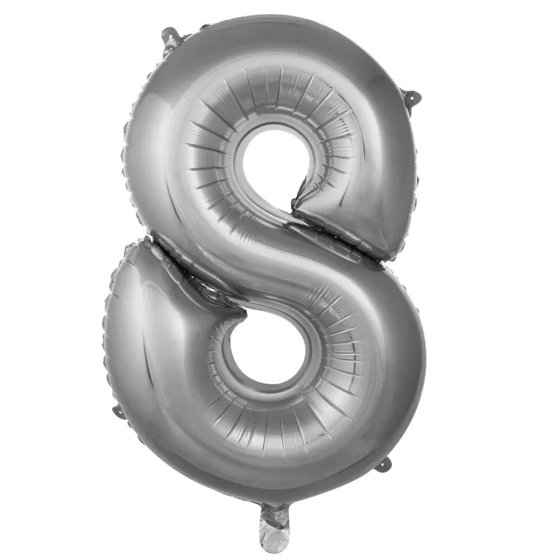 FOLYO BALON 40İNÇ GÜMÜŞ 8