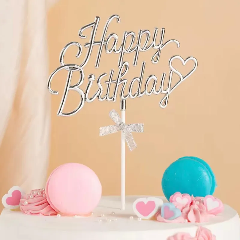 PASTA ÜSTÜ MİKA HAPPY BIRTHDAY GÜMÜŞ
