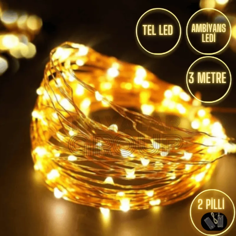 LED 3METRE 2PİLLİ 